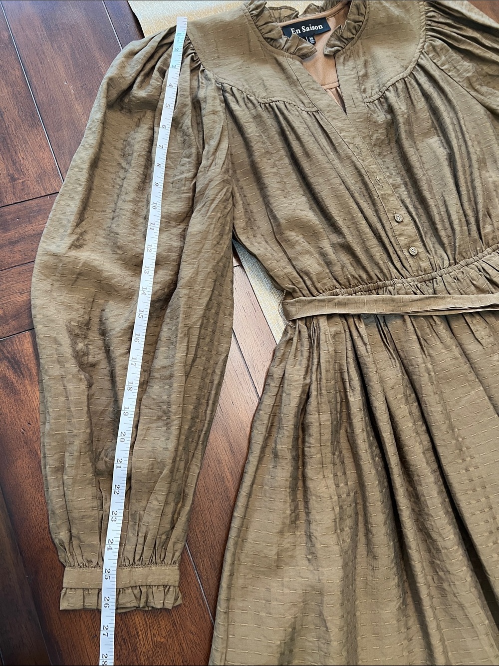 ❤️ En Saison Bree Olive mini dress. - Picture 12 of 13